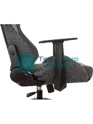 Кресло Zombie Neo 3C1 серый, экокожа, 120 кг, механизм качания