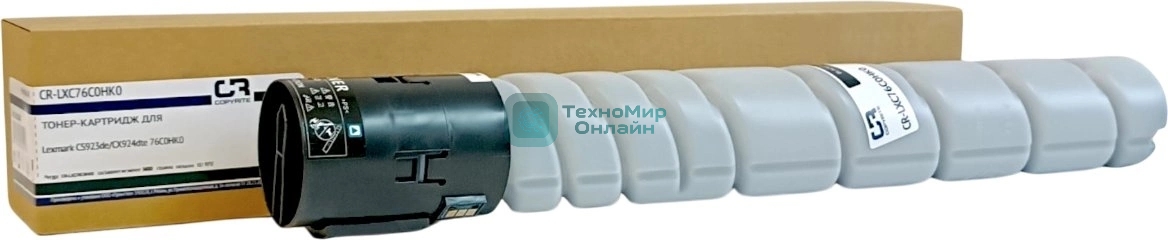 Картридж лазерный CopyRite CR-LXC76C0HK0 76C0HK0 черный (34000 стр.) для Lexmark CS923de/CX924dte