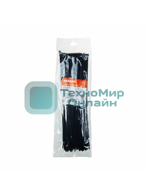 Хомут Rexant nylon 3.6 х 300 мм 100 шт черный