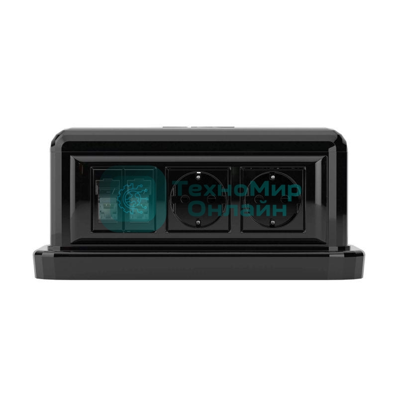 Башенка напольная BUS черный ДКС 09090