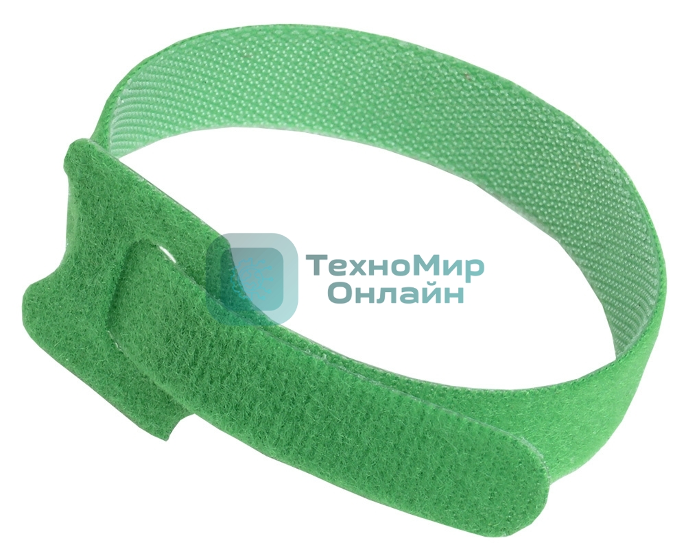 Хомут-липучка ITK HKVG-W14-L135 135x14 мм (упак: 100 шт) полиамид внешний (-40/+80) зеленый