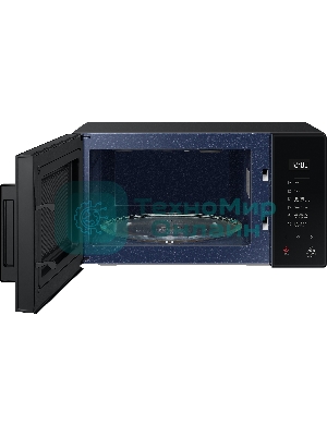 Микроволновая печь Samsung MG23T5018AK/BW черный, 23 л, 800 Вт, переключатели - сенсор
