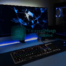 Клавиатура Oklick 970G Dark Knight проводная, USB Type-A, чёрный/серебристый