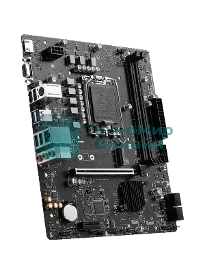 Материнская плата MSI PRO H610M-E DDR4, LGA 1700, Intel H610, 2xDDR4, 4xSATA, 1xM.2, 1xPCIe 4.0 x16, 1xPCIe 4.0 x1, 1xHDMI, 1xVGA, 1xRJ45 1Gb, 2xUSB-A 3.2 Gen 1, 4xUSB-A 2.0, 3x3.5мм, 7.1, mATX