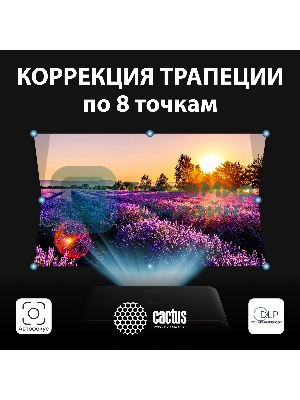Проектор Cactus CS-H3.SG DLP 16800Lm (1920x1080) 200000:1 ресурс лампы:20000часов 1xUSB typeA 1xHDMI 3.1кг