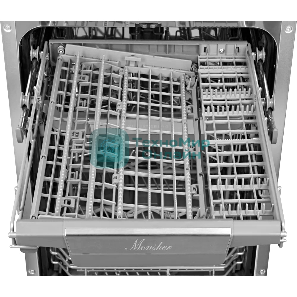 Встраиваемая посудомоечная машина Monsher MD 4503, серебристый, 44.8 см, 10 компл., 52 дБ, класс A++
