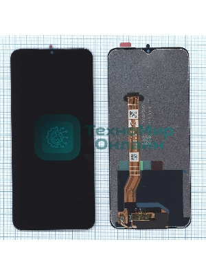 Дисплей для OPPO A18 (CPH2591) в сборе с тачскрином черный