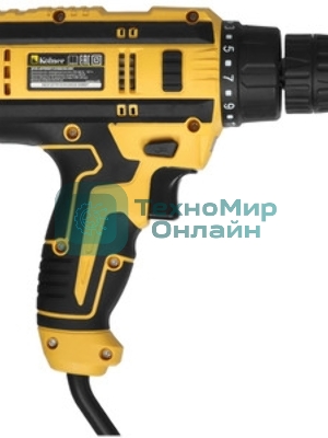 Дрель ударная электрическая Kolner KED 300V 300 Вт, 0- 800 об/мин, быстрозажимной двухмуфтовый патрон 0,8-10 мм, максимальный крутящий момент 14Нм, число ступеней крутящего момента 20+1