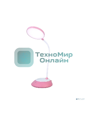 Светильник светодиодный UF-744 C14 6Вт CCT настольный диммир. розов. Ultraflash 14471