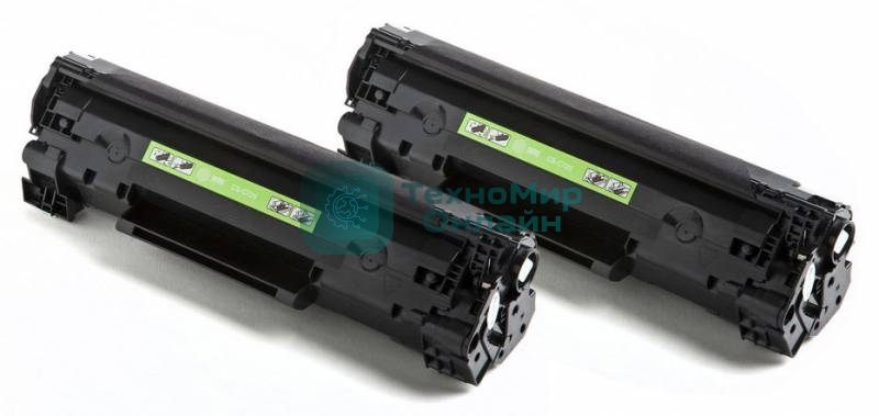 Картридж лазерный Cactus CS-C725D черный (1600 стр.) x2уп. для Canon LBP i-Sensys 6000/6000b