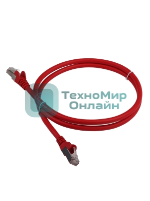 Патч-корд LANMASTER LSZH FTP cat.6, 1.0 м, красный
