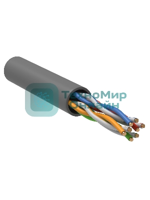 Кабель информационный ITK GENERICA BC1-C5E04-111-305-G кат.5е U/UTP не экранированный 4X2X24AWG PVC внутренний серый