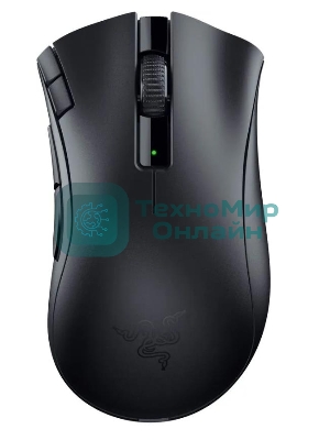 Мышь беспроводная Razer DeathAdder V2 X Hyperspeed черный, 14000 dpi, радиоканал, Bluetooth, USB, кнопки - 7