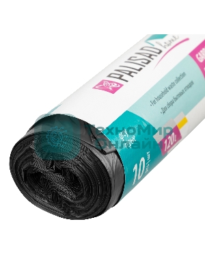 Пакеты для мусора Home Palisad 120 л x 10 шт. серые