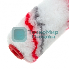 Мини-валик сменный НЕЙЛОН Профи, 100 мм, ворс 12 мм, D - 16 мм, D ручки - 6 мм, полиамид MTX