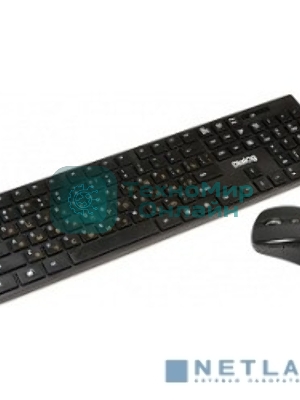 Комплект клавиатура+мышь Dialog KMROP-4030U беспроводной, USB, 1600 DPI, чёрный