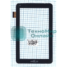 Сенсорное стекло (тачскрин) XC-PG0900-029B-A0-FPC черное