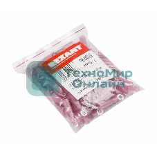Наконечник кольцевой изолированный термоусаживаемый Rexant ø 4.3 мм 0.5-1.5 мм² (НКи-т 1.5-4/НКи-т1,25-4) красный