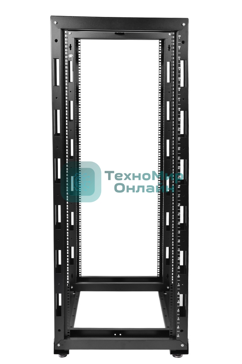 Стойка телеком. универсальная 33U двухрамная, цвет черный (СТК-33.2-9005) (1 коробка)