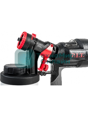 Краскопульт электрический P.I.T PSG3021-C PRO МАСТЕР (500 Вт, 800мл/мин, емкость 900мл) PSG3021-C PRO