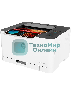 Принтер лазерный HP Color Laser 150nw (4ZB95A), A4, цветной, печ. до 18 стр/мин. (ч/б) до 4 стр/мин. (цвет), 600 x 600 dpi, USB, RJ-45, Wi-Fi, Air Print, Mopria