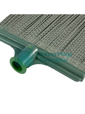 Метла полипропиленовая Сибртех, 270х260 мм, плоская распушенная, без черенка