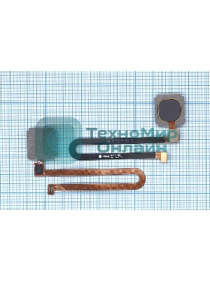 Шлейф со сканером отпечатка пальца для Xiaomi Mi 5S Plus черный