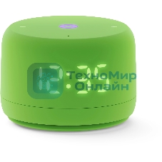 Умная колонка Яндекс Станция Лайт 2 LED, 6Вт, с экраном, 1 динамик, часы, Алиса, BT5.0, Wi-Fi, зеленый