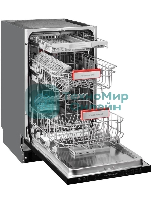 Встраиваемая посудомоечная машина Kuppersberg GS 4557, серебристый, 44.8 см, 11 компл., 49 дБ, класс A++