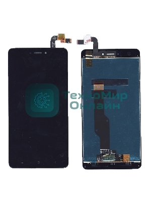 Дисплей для Xiaomi Redmi Note 4X черный