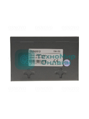 Коммутатор Osnovo SW-5G 5x1 Гбит/с неуправляемый
