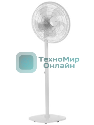 Вентилятор Centek CT-5024 белый/чёрный, напольный, 65 Вт, 4 скорости, 44.5 см