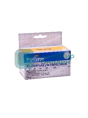 Картридж струйный ProfiLine PL-CD975AE №920XL для принтеров HP officejet 6000/6500/7000 Black водн