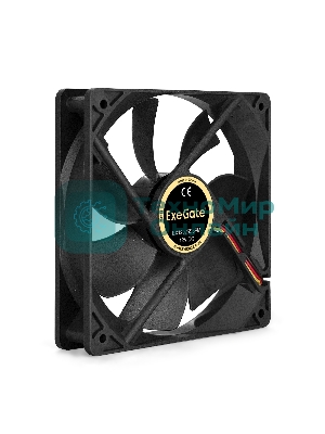 Вентилятор для корпуса ExeGate EX12025S3PM черный, 120 мм, 1500 об/мин, 24 дБ, 3 pin