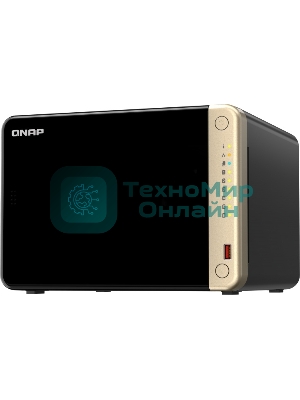 Сетевое хранилище NAS Qnap Original TS-664-8G 6-bay настольный Celeron N5095