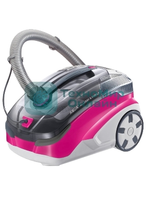 Моющий пылесос Thomas ALLERGY&FAMILY розовый/серый, 325/1700 Вт, уборка влажная/сухая/сбор жидкости, пылесборник мешок/контейнер 6 л