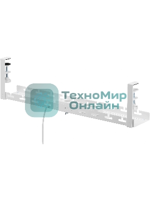 Кабель-канал Cactus CS-CM-700-1WT для столов 72.8x13x19см белый