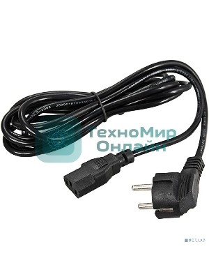 Шнур сетевой Rexant СЕЕ 7/7 (Schuko) – IEC 320 C13 3x1,0мм², длина 1,2м