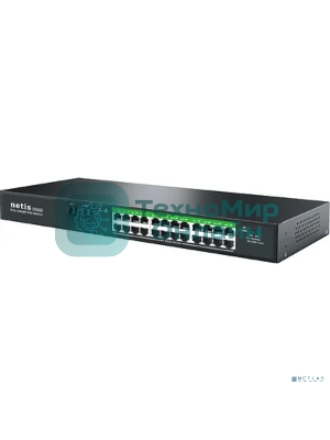 Коммутатор Netis 24PORT 10/1000M POE 2 SFP COMBO P124GC