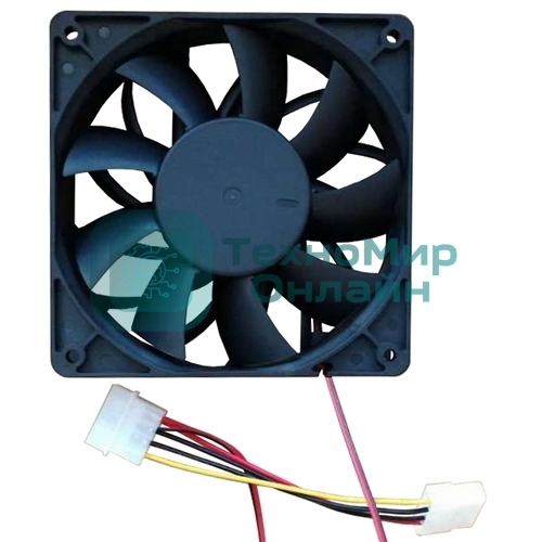 Вентилятор для корпуса Alseye 12032BVH-P1 черный, 120 мм, 3900 об/мин, 54.9 дБ, 4 pin