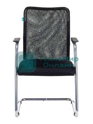 Кресло Бюрократ CH-599AV/TW-11 черный, экокожа, 120 кг, механизм качания