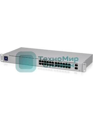 Коммутатор 24PORT 1000M 2SFP USW-24 UBIQUITI