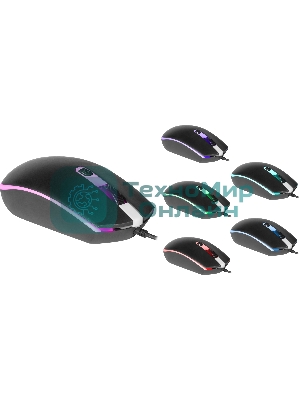 Мышь проводная Defender Dot MB-986 черный, 1600 dpi, USB, кнопки - 4