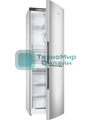 Холодильник Atlant XM-4621-181 серебристый двухкамерный 205/119л морозилка снизу