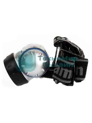 Фонарь налобный LED5310-7F3 (7LED 3 режима; 3хR03 в комплекте; метал.) Camelion 7534