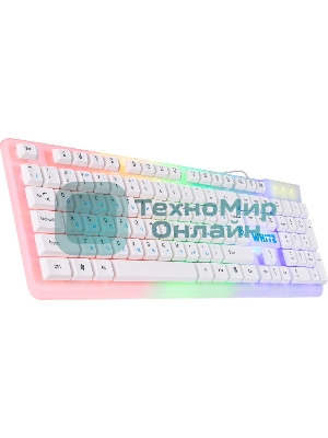 Клавиатура проводная Defender GK-172, USB, белый