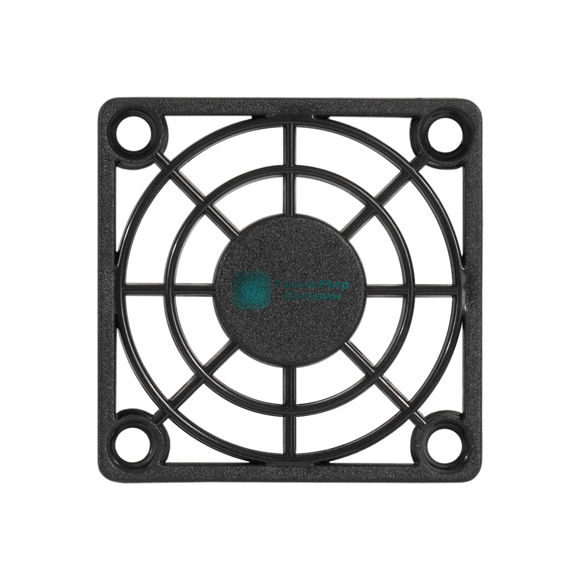 Решетка для вентилятора 40x40 ExeGate EG-040PSB (40x40 мм, пластиковая, квадратная, черная)