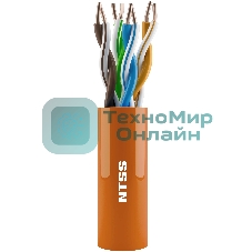 Кабель информационный NTSS NTSS-IN-UTP4-6-LSZH-GY Cat.6 U/UTP 4X2X23AWG LSZH внутренний 305м серый