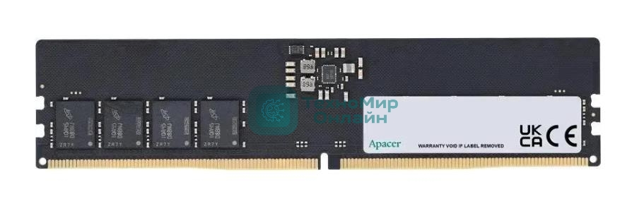 Оперативная память Apacer, DDR5, 8Gb (1x8Gb), 5600MHz, CL40, DIMM