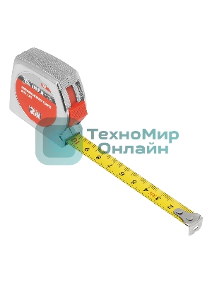 Рулетка MTX Chrom, 2 м x 13 мм, хромированный корпус
